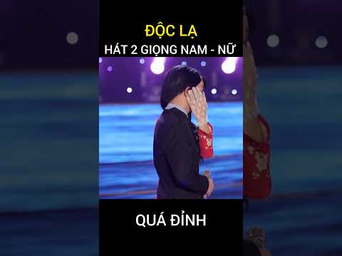 Siêu Đỉnh ! Chàng Trai Hát 2 Giọng NAM - NỮ Quá Đỉnh | Giận Mà Thương - Lê Cường