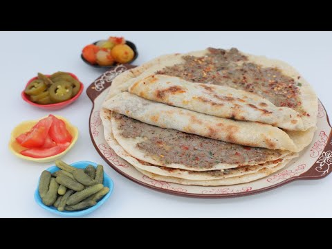 صفيحة اللحم بعجين بدون فرن بطريقة سهلة وبألذ طعم ممكن تدوقوه
