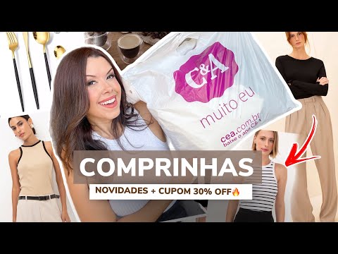 COMPRINHAS | NOVIDADES C&A 30 % OFF e SHOPEE !