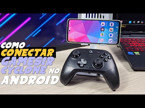 Como CONECTAR CONTROLE GAMESIR CYCLONE PRO no TELEFONE ANDROID