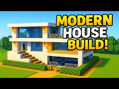 Minecraft Modern House Tutorial⚒️
