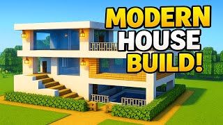 Minecraft Modern House Tutorial⚒️