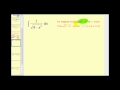 Integrals Involving Trigonometric Substitutions