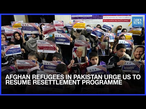 YouTube video thumbnail: Afghan Refugees In Pakistan Urge US to Resume Resettlement Programme