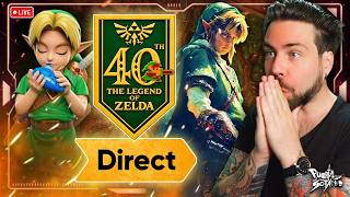 🔥NINTENDO DIRECT Zelda 40º Aniversario REACCIÓN EN DIRECTO! Zelda Ocarina of Time REMAKE! Peli Zelda