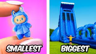 World's BIGGEST vs SMALLEST Toys!