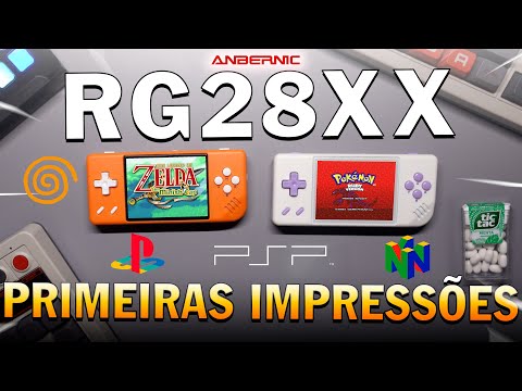 Anbernic RG28XX! CONSOLE PORTÁTIL BARATO e PEQUENO!