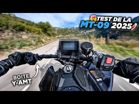 TEST DE LA MT-09 2025 Y-AMT 🤯🧨 C’est un délire 🤣