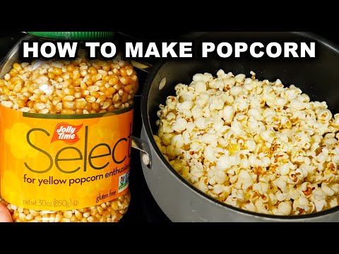 How To Make Popcorn on the Stove