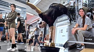 🔥 Scaring People in The Gym With Calisthenics