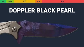 Nomad Knife Doppler Black Pearl Wear Preview video