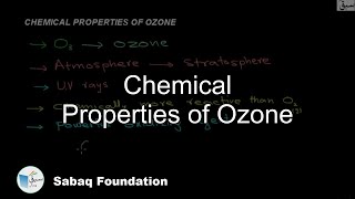 Chemical Properties of Ozone