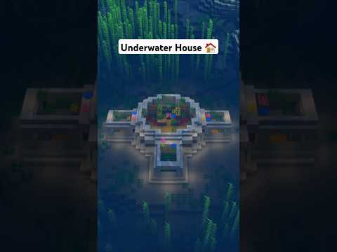 Minecraft Underwater House ๐ #minecraft