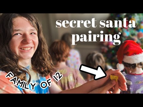 SIBLING SECRET SANTA | Family of 12 w/ Twins + Triplets