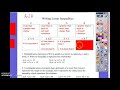 Writing Linear Inequalities from Word Problems
