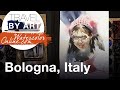 #249 Travel by art, Ep. 105 Girl in Bologna, Italy (Watercolor Portrait Demo)