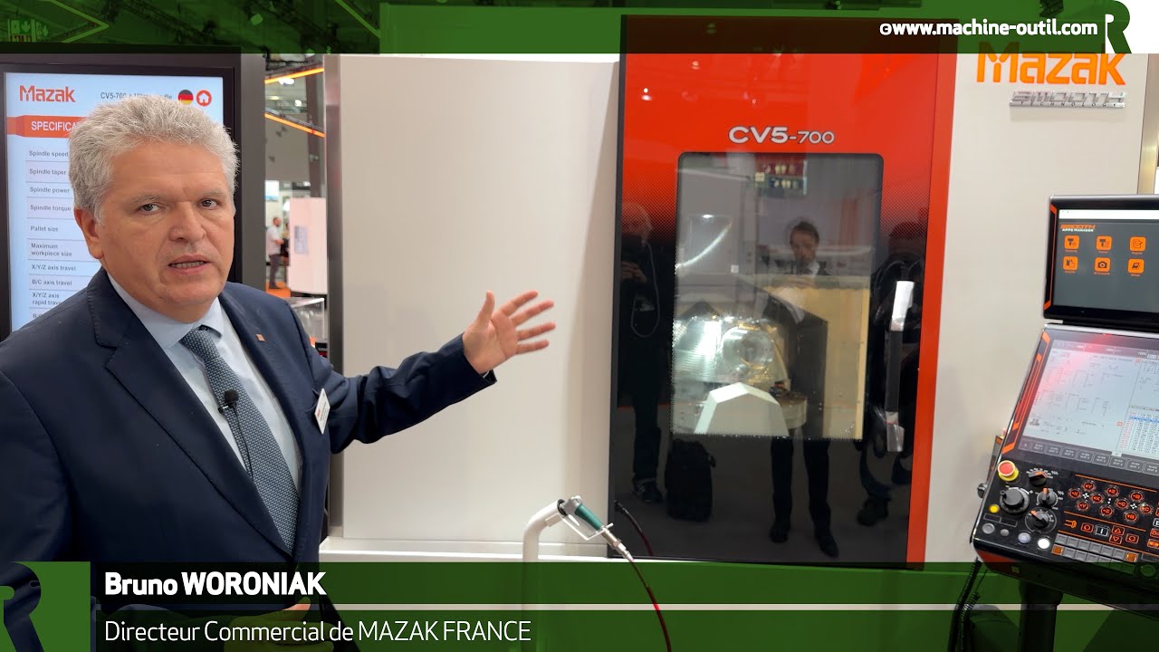 Centre d'usinage vertical 5 axes simultanés avec magasin jusqu'à 90 outils