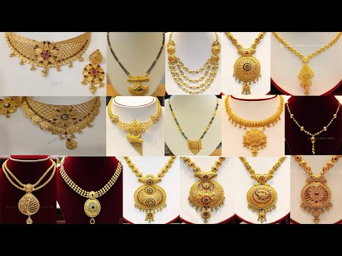 Latest Gold Necklace&haram Design Collections 2025 | #todayfashion  #Simple necklace design