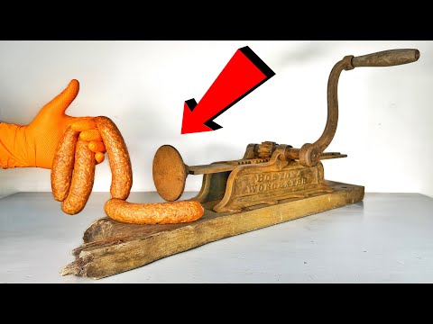 RESTORING 1830-40’s Sausage Stuffer ( Authentic Barn Find )