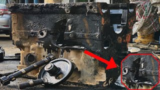 Overheated Cat Loader Engine Broke | Expert Mechanics Repair – Amazing Process