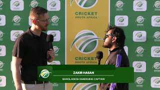 LIVE | SA Men's Emerging vs Bangladesh Men's Emerging - Match 6 - Emerging Inbound Tri-Series
