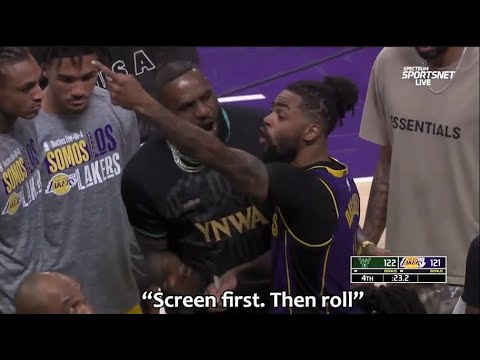 D'Angelo Russell Creates His Own Play For The Game Winner