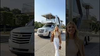 Luxury Mansion On Wheels?! 😱 #luxury #vanlife #cadillac