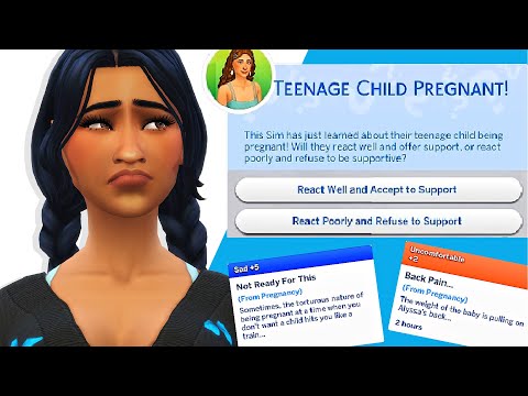 the sims 4 realistic life and pregnancy mod