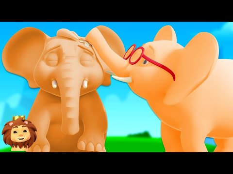 Ek Mota Hathi In Orange Color, एक मोटा हाथी, Hindi Kids Song For Children