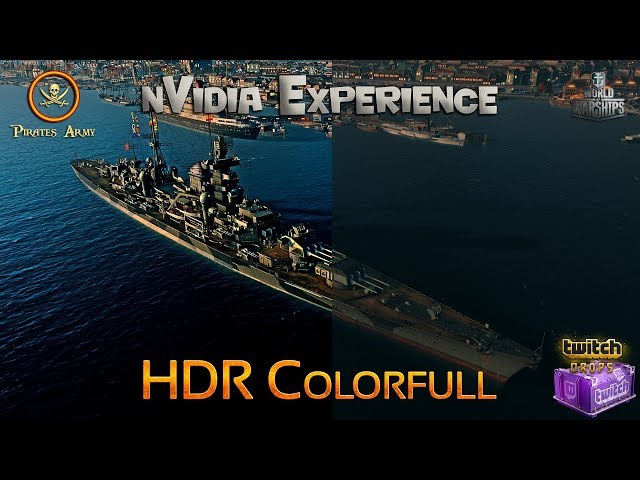 World of Warships Español - nVidia Experience - HDR Colorfull