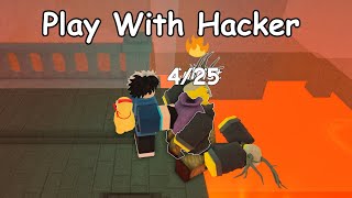 Surviving 99 Days With a Hacker In 99 Nights in the Forest Roblox