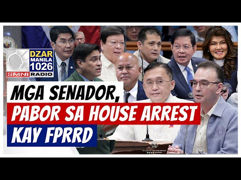 Mga Senador, NANAWAGAN sa ICC na ma-HOUSE ARREST si former Pres. Rodrigo Duterte