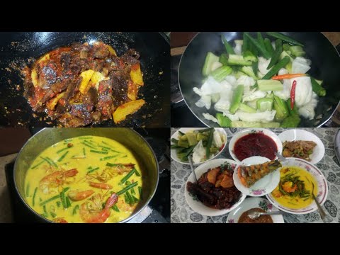 Daging Dendeng❗Gulai Udang Kacang ❗Sayur Rebus | Jamu Tamu