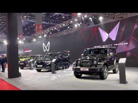 Bharat Expo 🇮🇳 में Mahindra ने उड़ा दिये होश ❤️| mobility Expo walk around | sansCARi sumit