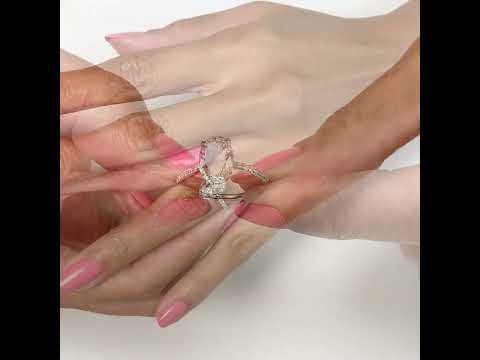 2.01ct Oval Diamond Invisible Gallery Ring
