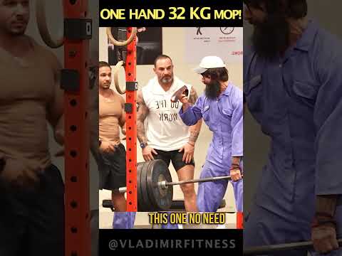 I Tried Anatoly's 32kg Mop Gym Challenge And LIVED TO TELL! Part 134#anatoly