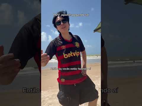 Japonês roubando medalha de bronze na Praia???