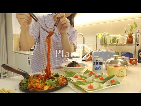 동대문 갔다가 새 주방용품 구입하기. 도둑맞은 토마토와 푸딩 계란찜. 체리케이크 만드는 자취일상