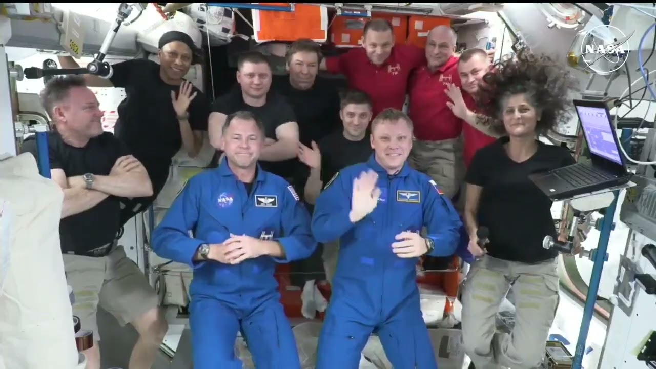 NASA’s SpaceX Crew-9 welcomed aboard ISS in ceremony