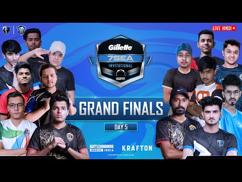Hindi | Gillette 7Sea Invitational by Skyesports | BGMI END GAME | Day 5 | ft. GODL, SOUL, TSM