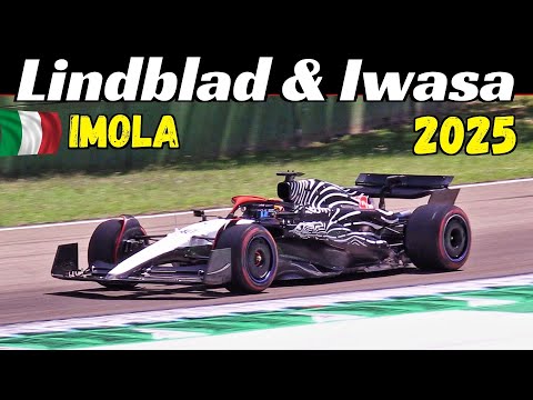 Arvid Lindblad & Ayumu Iwasa TPC Test Day at Imola Circuit with AlphaTauri AT04 - June 23, 2025
