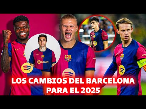 🚨LOS CAMBIOS del BARCELONA PARA SALVAR LA TEMPORADA - FICHAJES y SALIDAS 2025