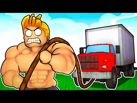 Spending $100,000 in Roblox Strongest Man Simulator