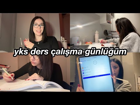 YKS DERS ÇALIŞMA GÜNLÜĞÜM | RUTİNLER, AYT, KOÇLUK...