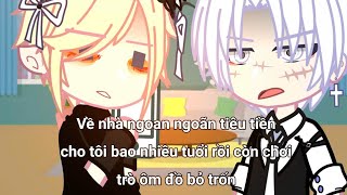#tiktok:)Ôm đồ bỏ trốn:'( Gacha club/❤️by thanh nhã❤️