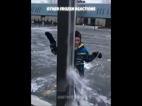 People Reacting to Frozen Stuff… Then the Last Guy