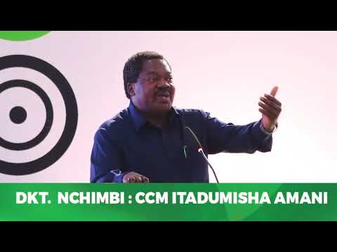 BALOZI NCHIMBI: MAONI YOYOTE KUHUSU AMANI YA TANZANIA HAYATAPUUZWA
