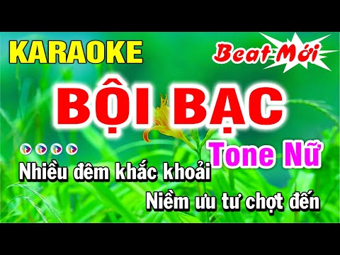 Karaoke Bộ Bạc (Beat Hay) TONE NỮ Nhạc Sống | Lâm Hiền Karaoke ♫