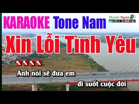 Xin Lỗi Tình Yêu Karaoke 8795 |Tone Nam – Nhạc Sống Thanh Ngân