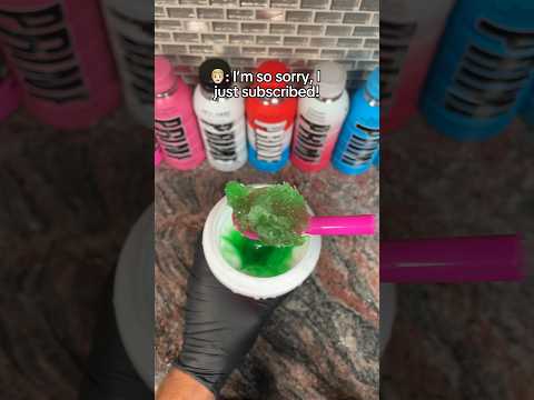 He asked for a FREE slushy cup… ??